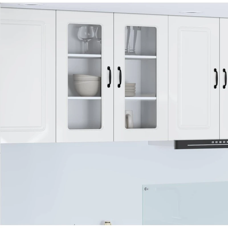 vidaXL Køkkenskab Høj gloss hvid 80 x 31 x 80 cm