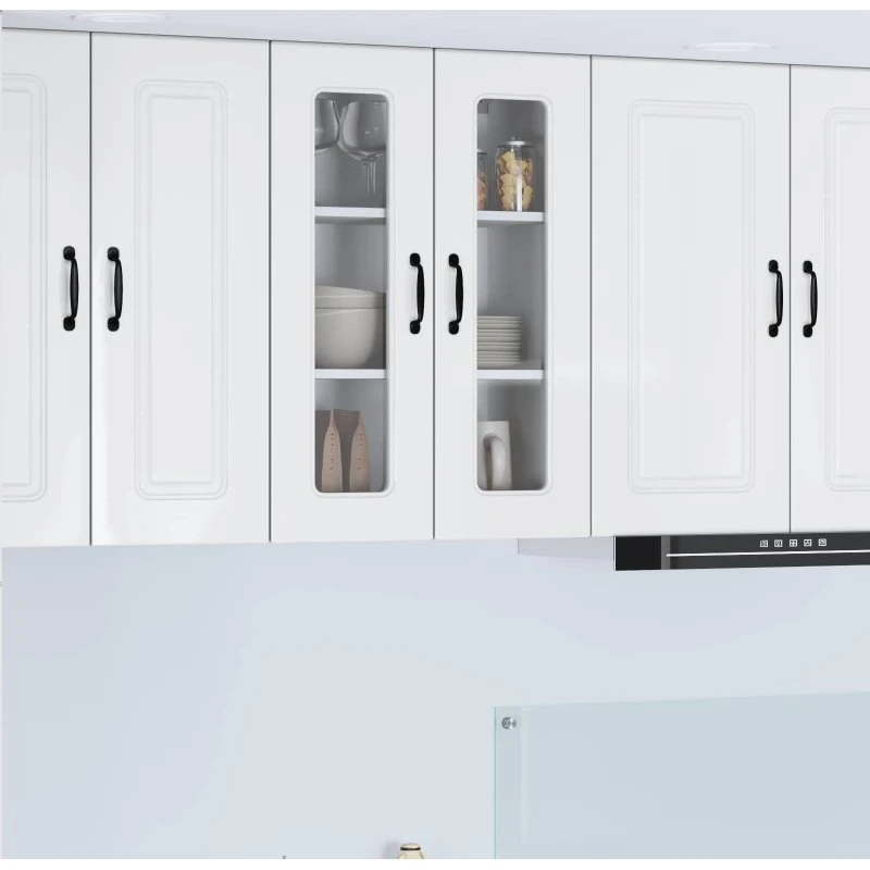 vidaXL Køkkenskab Kalmar Høj gloss hvid 60 x 31 x 80 cm