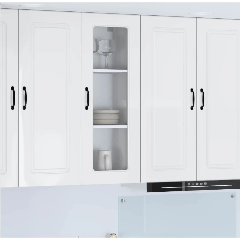 vidaXL Køkkenskab Kalmar Høj gloss hvid 40 x 31 x 100 cm