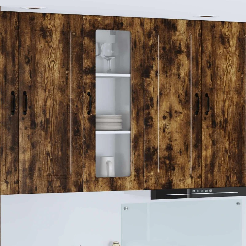 vidaXL Køkkenskab Kalmar Røget Eg 40 x 31 x 100 cm Konstrueret Træ