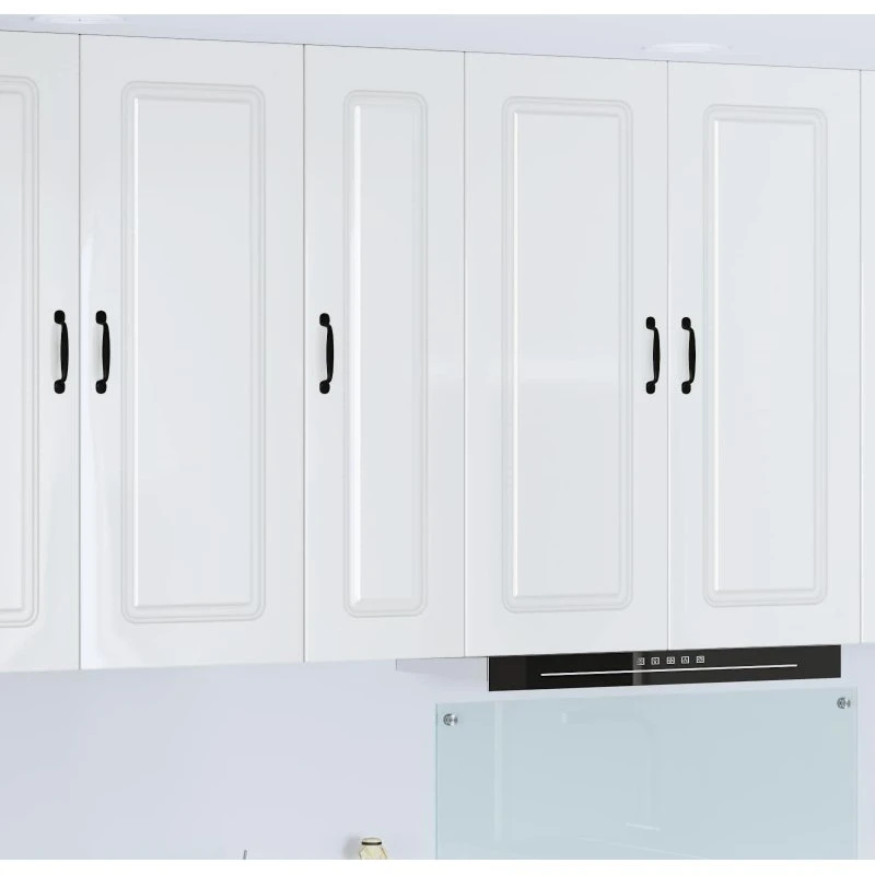 vidaXL Køkkenskab Kalmar Høj gloss hvid 30x31x100 cm