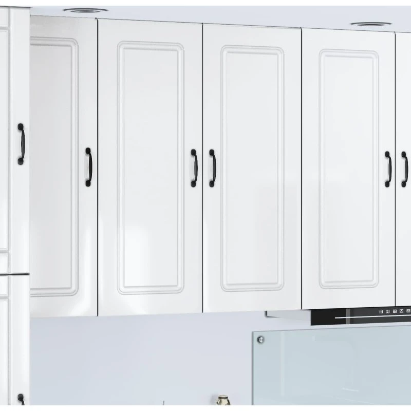 vidaXL Køkkenskab Kalmar Høj gloss hvid 80x31x100 cm