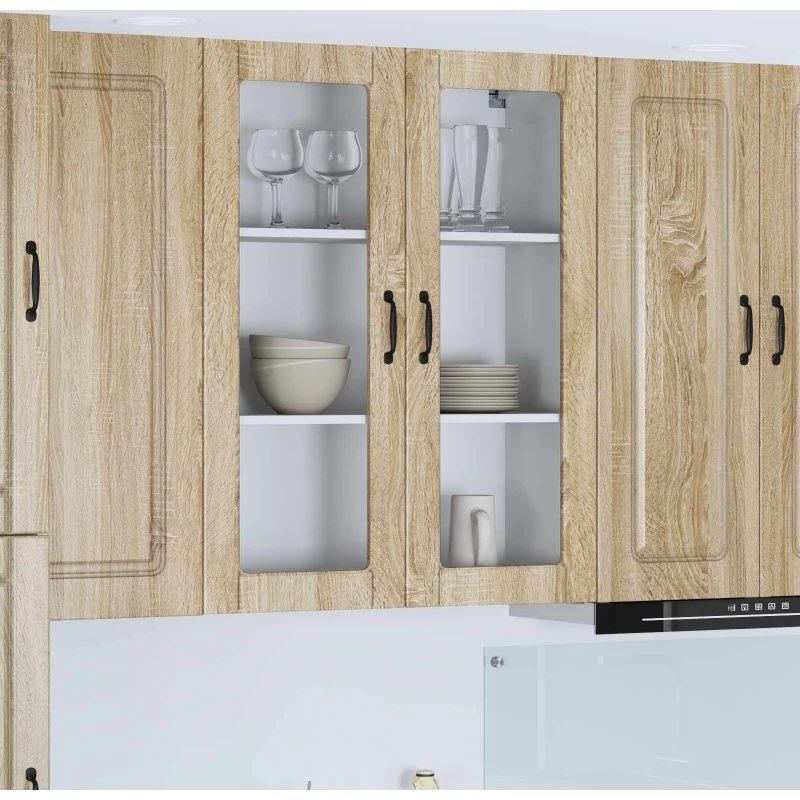 vidaXL Køkkenskab Kalmar Sonoma 80x31x100 cm Konstrueret Træ