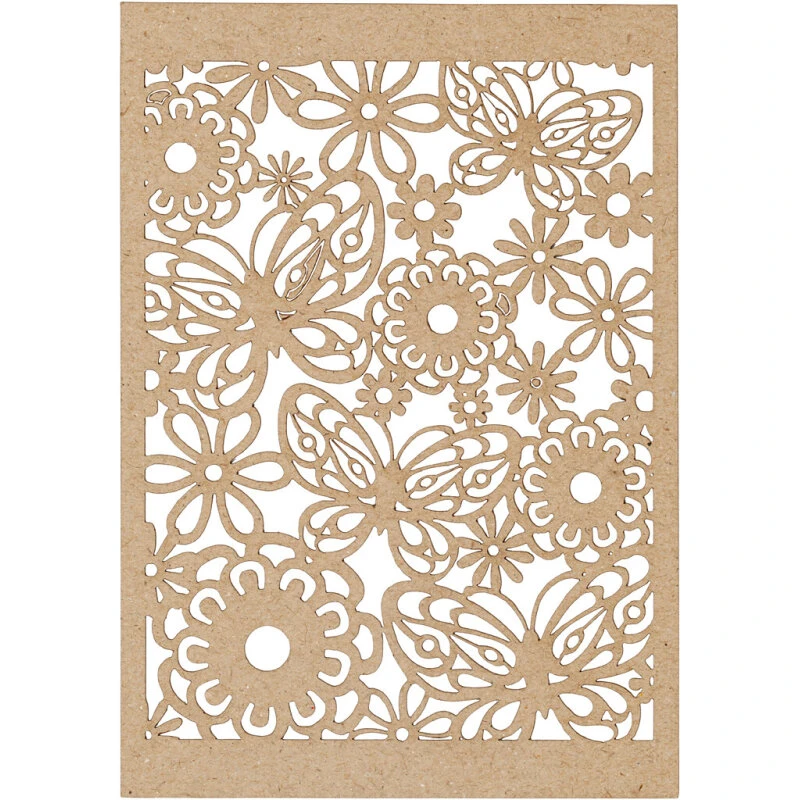 Blondekarton ark 10,5x15 cm 200 g natur, 10 stk.