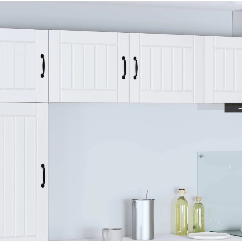 vidaXL Køkkenskab Lucca 2 stk Hvid 50 x 31 x 40 cm Konstrueret træ