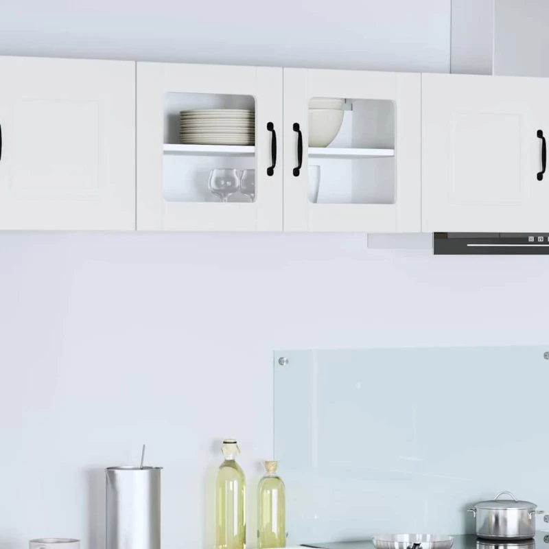 vidaXL Køkkenskab Lucca Hvid 80x31x40 cm Konstrueret Træ