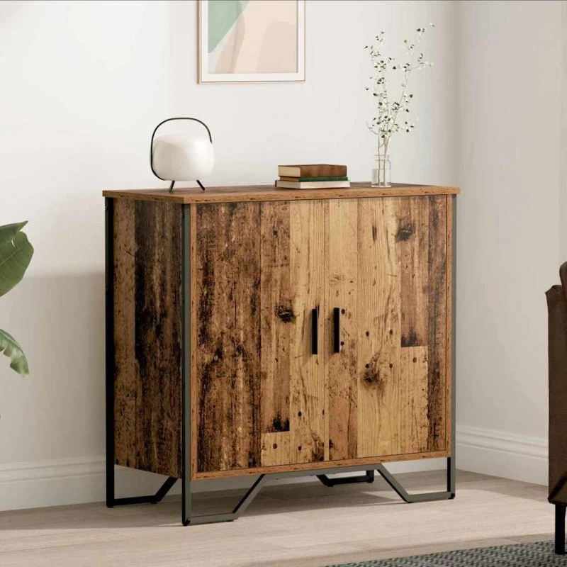 vidaXL Sideboard Gammelt Træ 78 x 35 x 74,5 cm