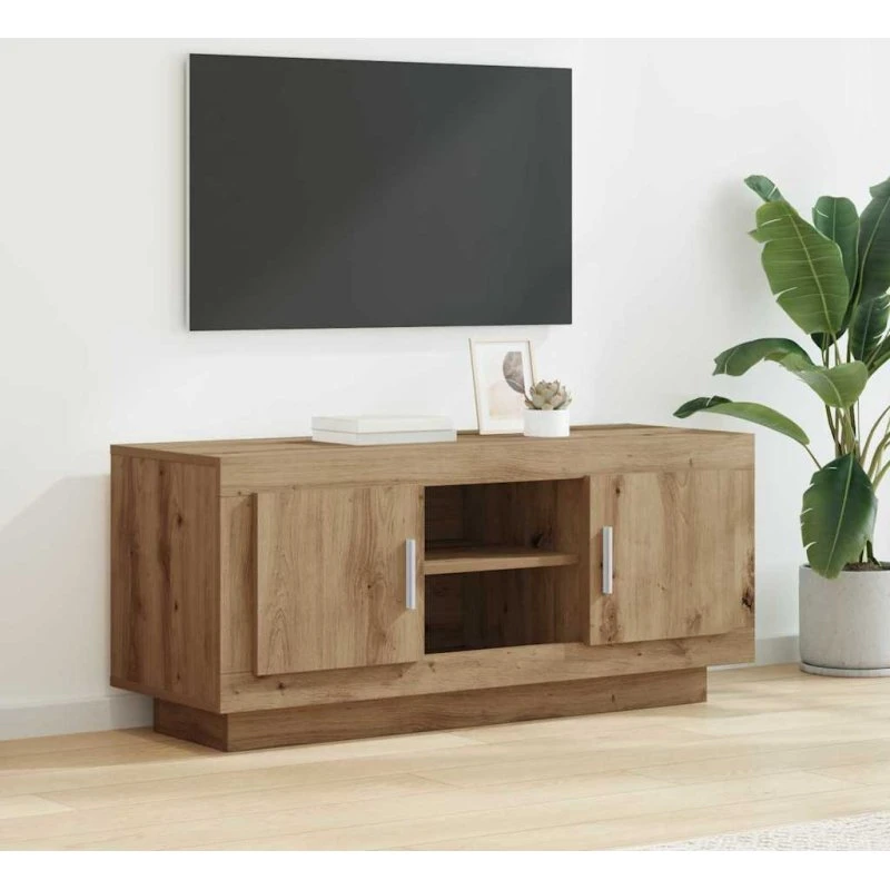 vidaXL TV-skab Artisan Egetræ 102 x 35 x 45 cm