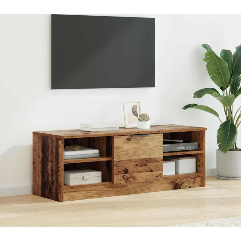 vidaXL TV-skab Gammelt træ 102 x 35 x 36,5 cm