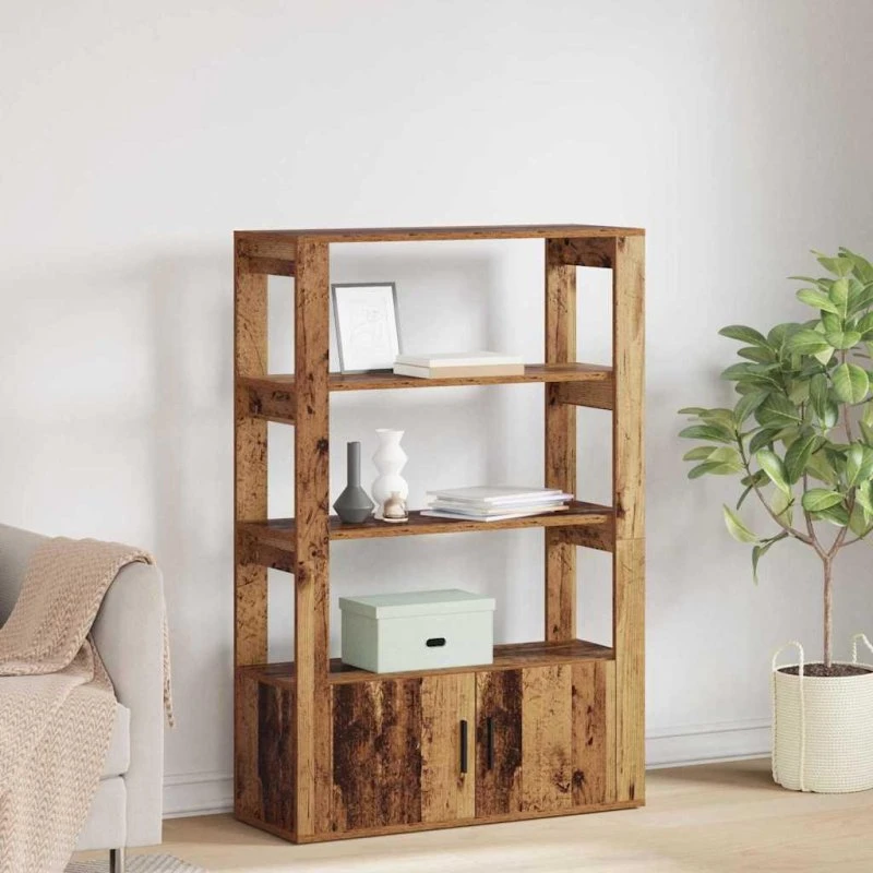 Fjord Træ Sidebord Gammelt Træ 30 x 80 x 119,5 cm