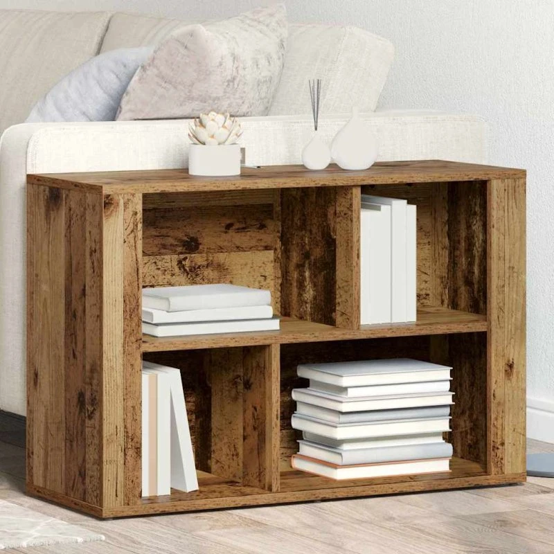 vidaXL Sideboard Gammelt Træ 80x30x53 cm