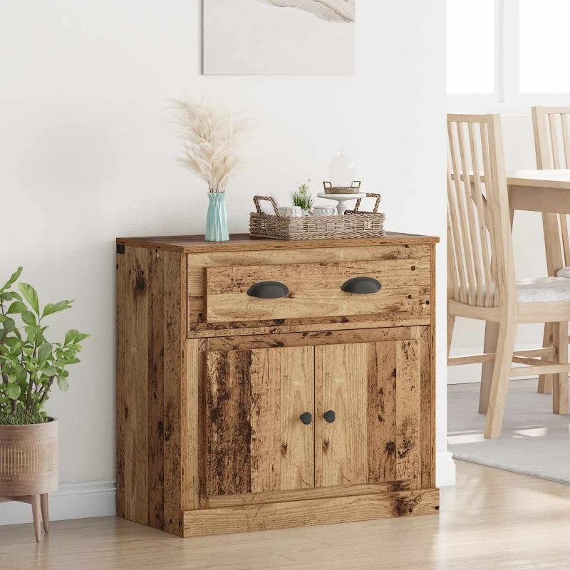 Gammelt Træ Highboard 70 x 35,5 x 67,5 cm