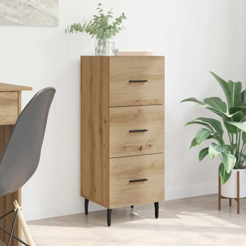 Artisan Eg Sidebord 34 x 34,5 x 90 cm i Konstrueret Træ