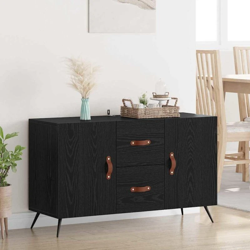 Eg Sidebord med skuffe 100 x 36 x 60 cm, Sort