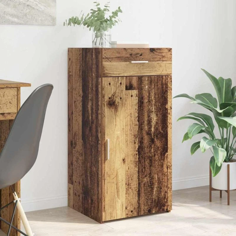 Gammelt Træ Sidebord 42,5 x 40 x 93 cm