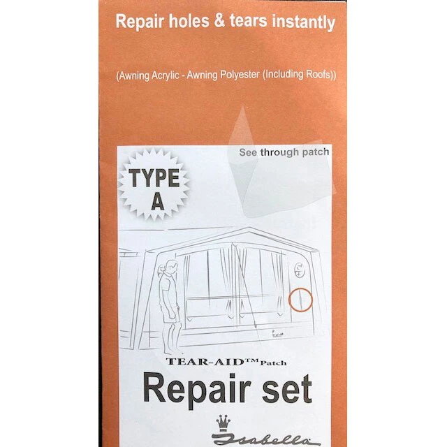 Isabella reparationssæt akryl 3 lapper (78×150,36×36,23×23)