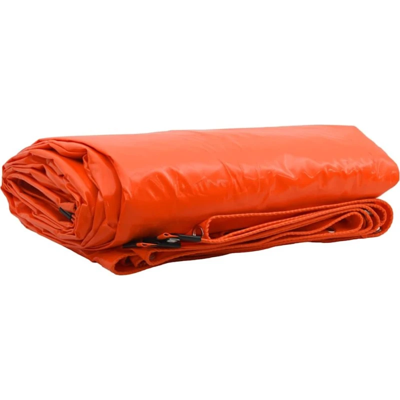 vidaXL Tarpaulin 650g/m² Orange 3x6 m