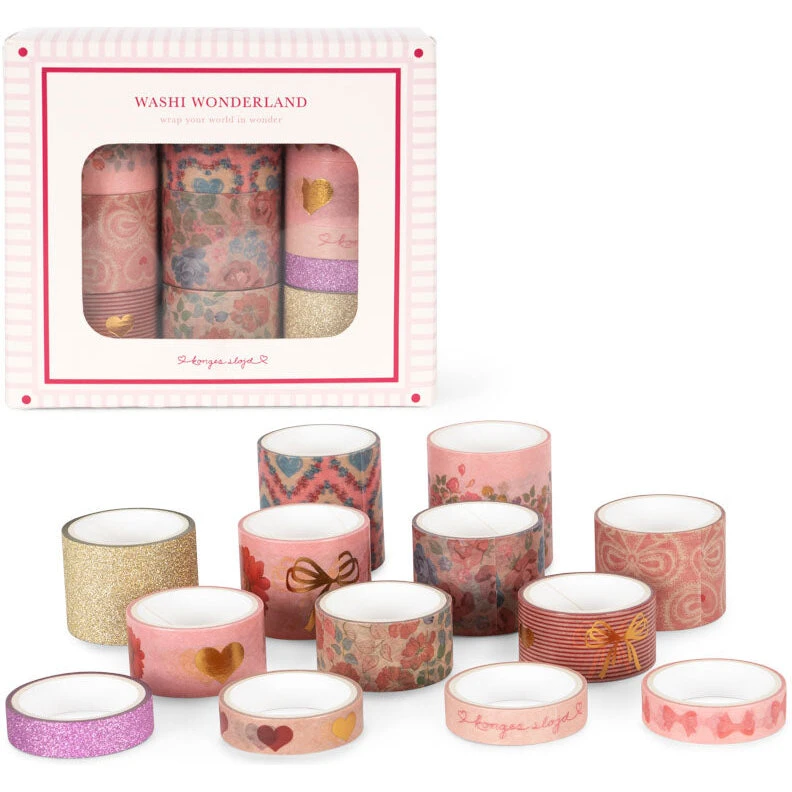 Konges Sløjd Dekorationstape Washi Wonderland - Multi (13 ruller)