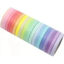INF Washi-tape 20 ruller - dekorativt farvet papirtape
