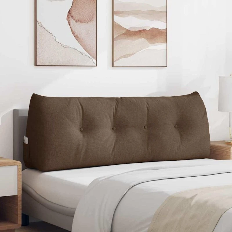 Rygpude Brun 140 x 24 x 50 cm Stof