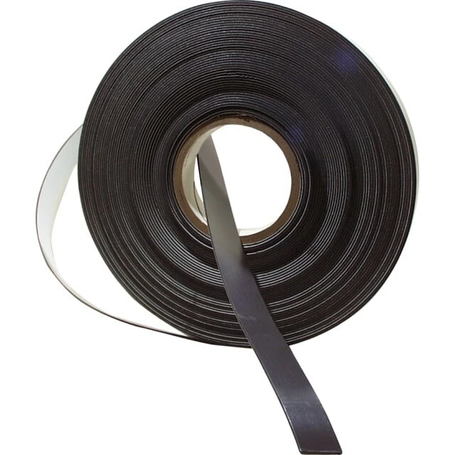 Universal magnetbånd 25 mm x 0,85 mm, 10 m - sort