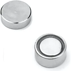 Neodymium plan pottemagnet Ø10 mm – bæreevne 2,2 kg