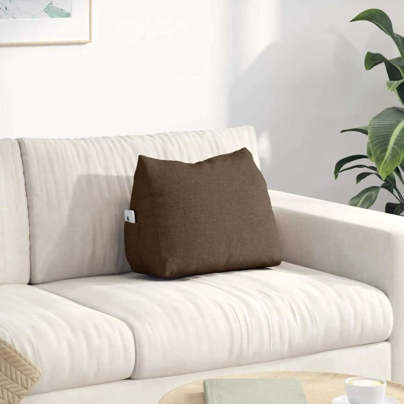 vidaXL Rygpude Brun 45 x 20 x 35 cm
