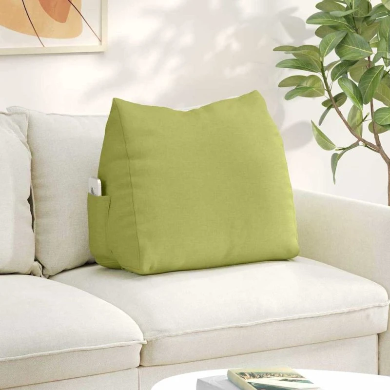 vidaXL Rygpude Lys Grøn 60 x 20 x 50 cm