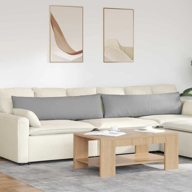 vidaXL Sofapuder 2 stk, Skygrå, 145 x 40 cm