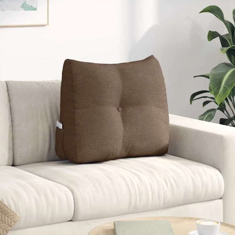 vidaXL Rygpude Brun 60 x 24 x 50 cm