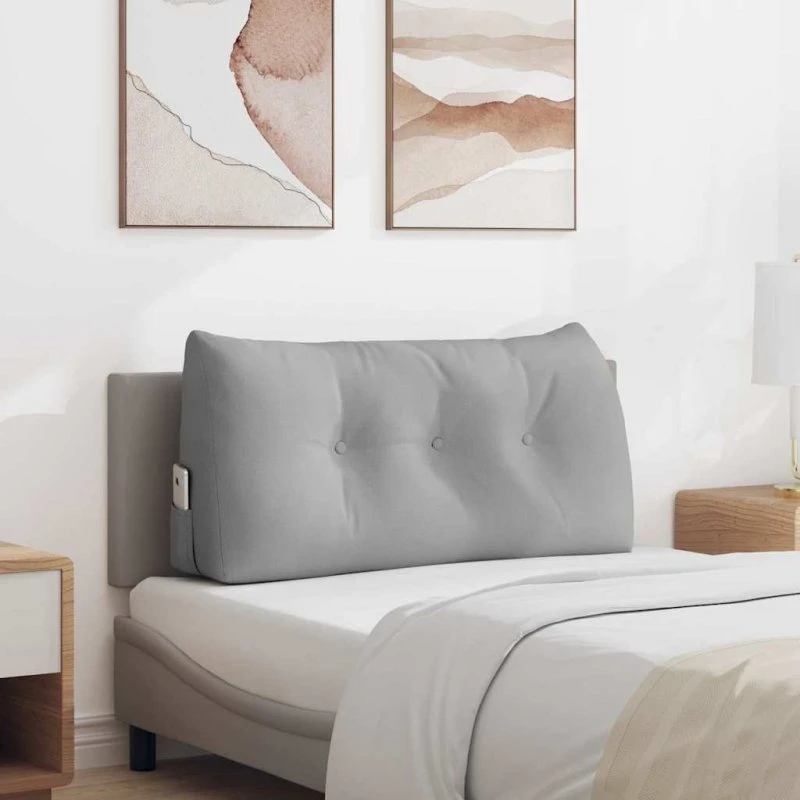 vidaXL Rygpude Skygrå 100 x 24 x 50 cm