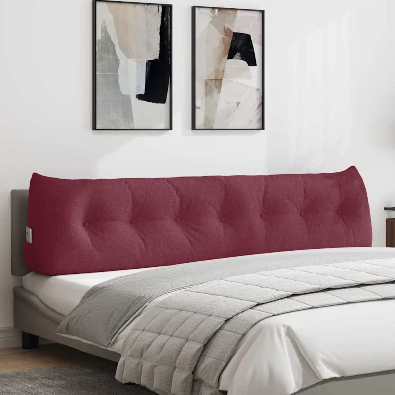 vidaXL Rygpude Vinrød 200 x 24 x 50 cm