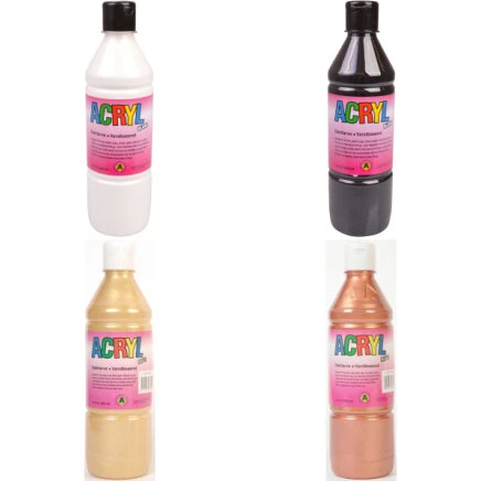 Fantasy Color Akrylmaling Metallic Guld 500 ml
