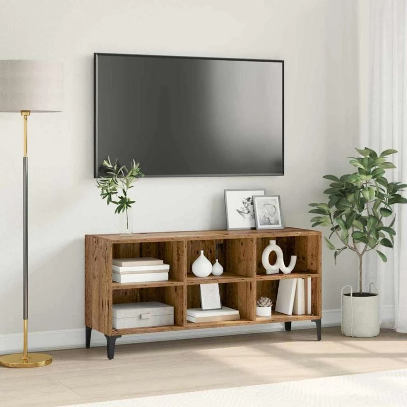 vidaXL TV-møbelsæt Vægmonteret Brun 103,5 x 30 x 50 cm