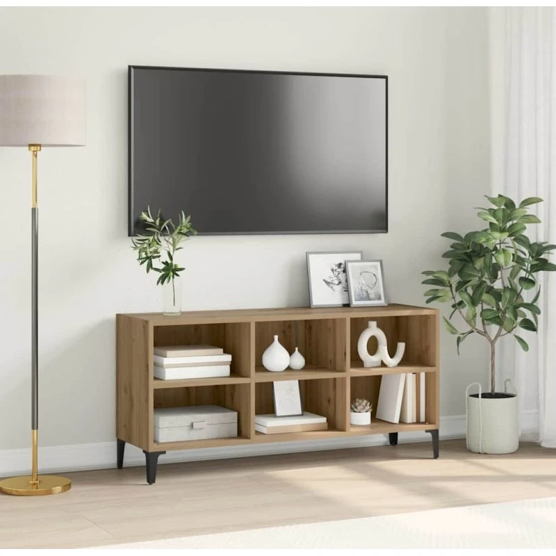 vidaXL TV-møbelsæt Vægmonteret Brun 103,5 x 30 x 50 cm
