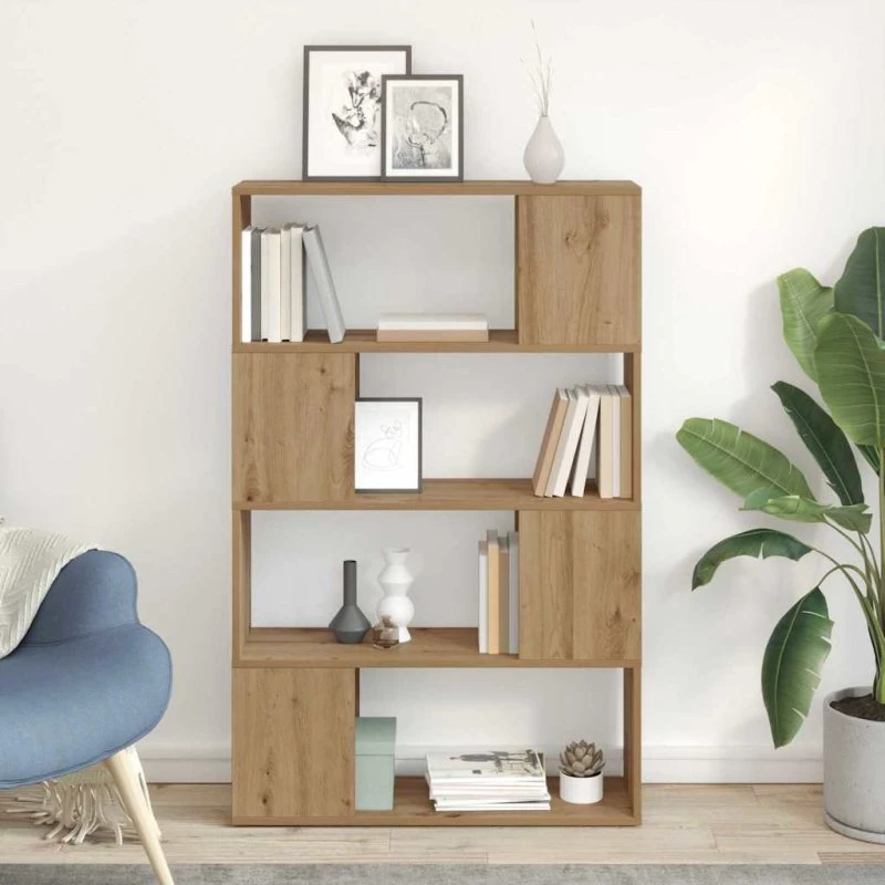 vidaXL Vægmonteret TV-møbelsæt 80 x 24 x 125 cm Brun Konstrueret træ