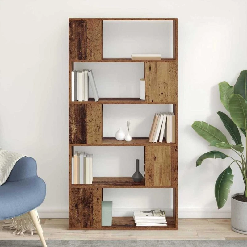 vidaXL Vægmonteret TV-møbelsæt 80 x 24 x 156 cm Brun Konstrueret træ