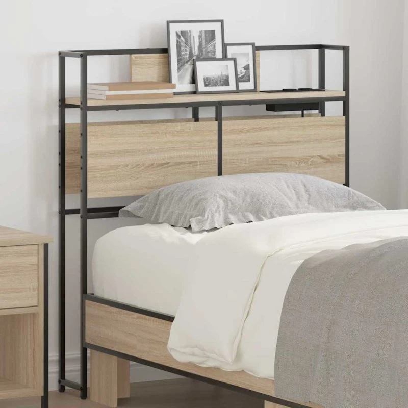 vidaXL Opbevaringshovedgavl Sonoma-eg 80 cm træ
