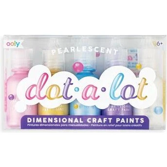 Dot-A-Lot 3D-maling perlemor — 5 x 30 ml