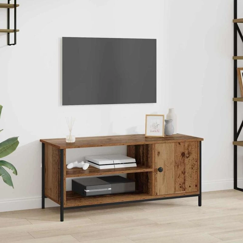 Gammelt Træ TV-skab 100 x 40 x 45 cm