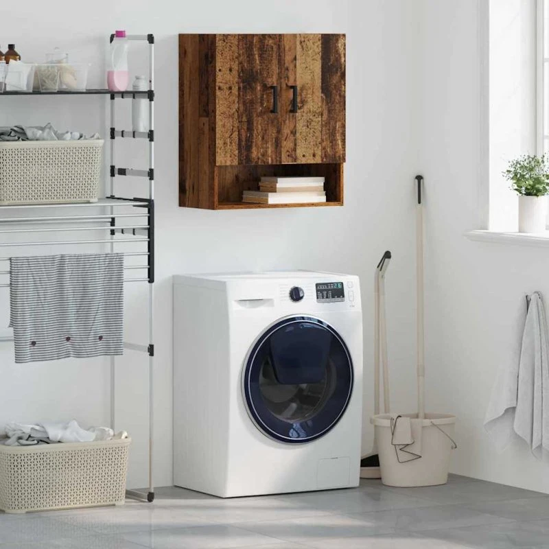 vidaXL Vægskab Gammelt Træ 60x31x70 cm Konstrueret Træ