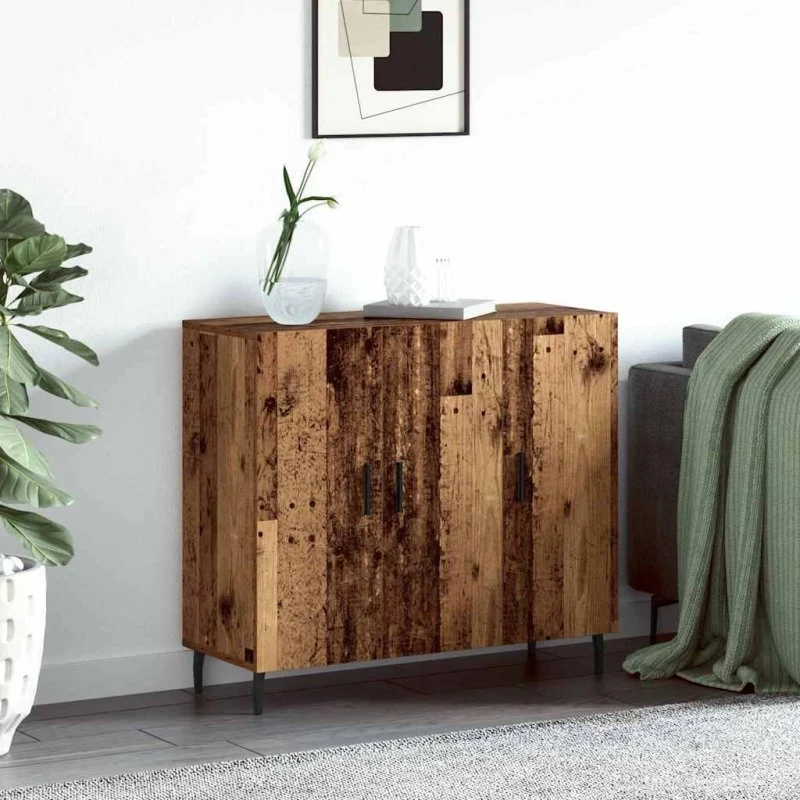 Braun Sidebord 90 x 34 x 80 cm Konstrueret træ
