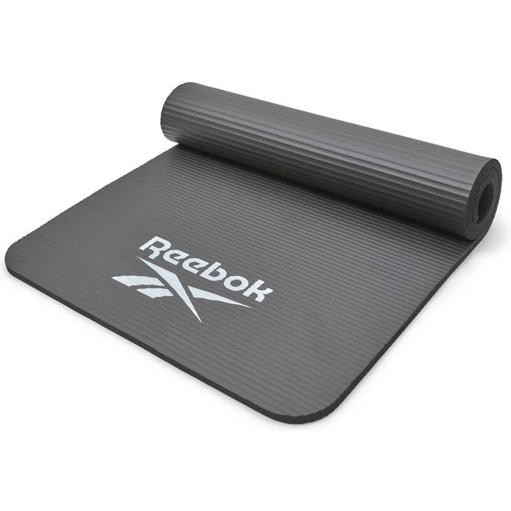 Reebok Træningsmåtte 183x80x1,5 cm – 15 mm, Grå