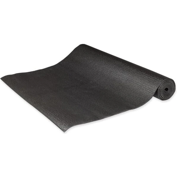 ASG Yogamåtte 173x61 cm, 4 mm - Sort