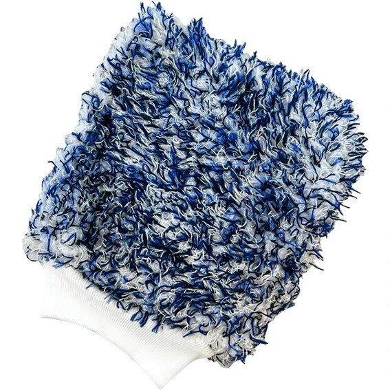 Avant Mikrofiber vaskehandske 26x20 cm, blå/hvid