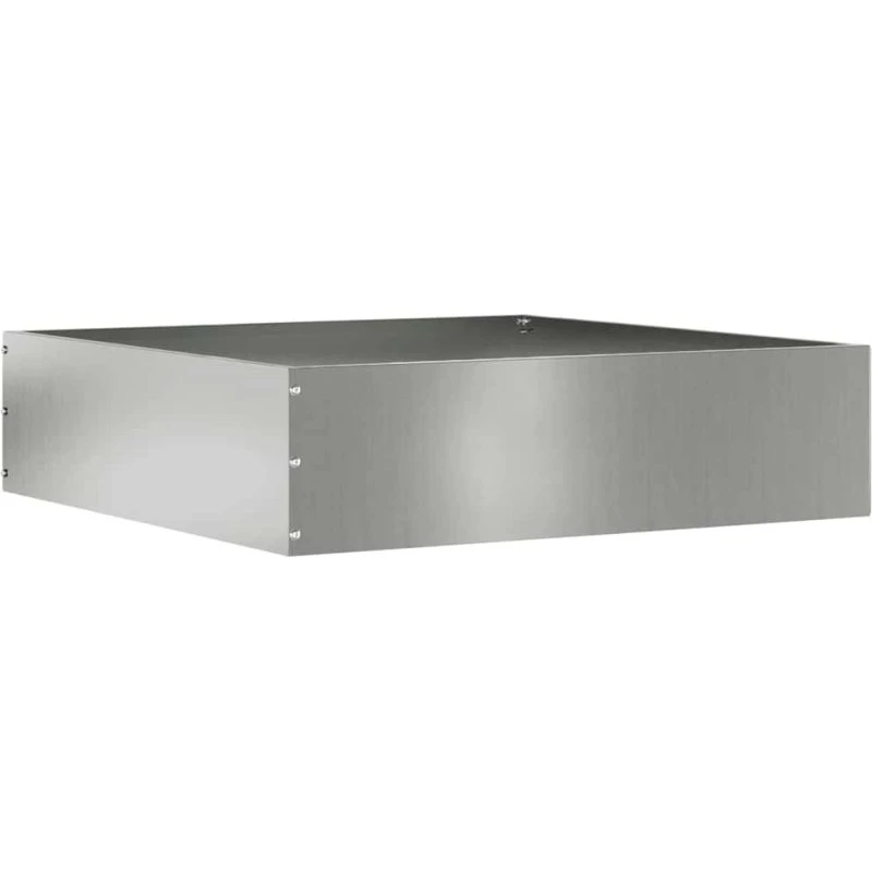 vidaXL Plænekant Sølv 50 x 50 x 13 cm Galvaniseret stål