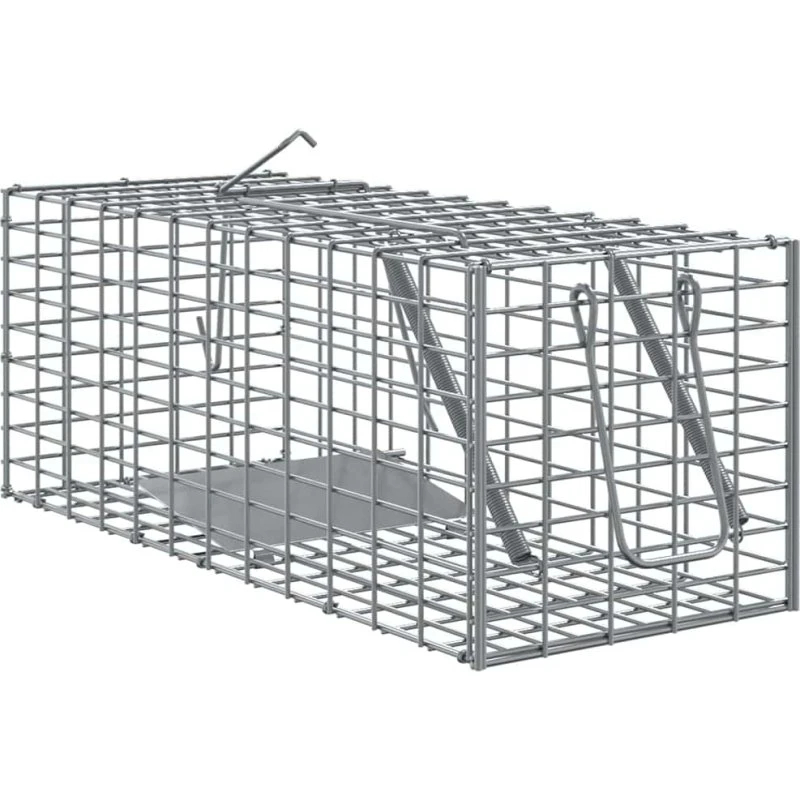 vidaXL Dyrfælde Antracit 31 x 13 x 12 cm Stål
