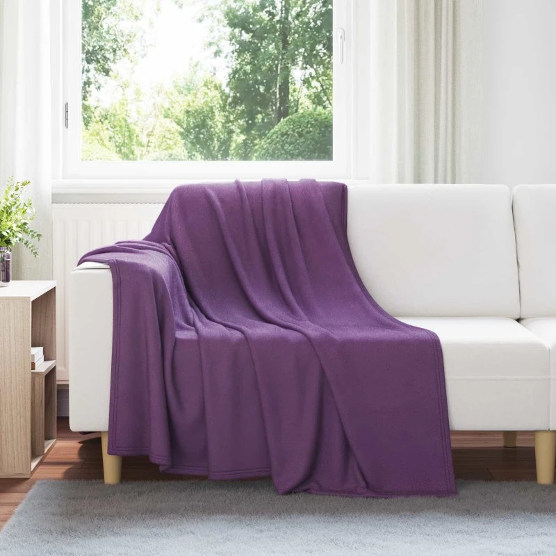 vidaXL Lilla Fleece Kastetæpper 24 stk 200 x 150 cm