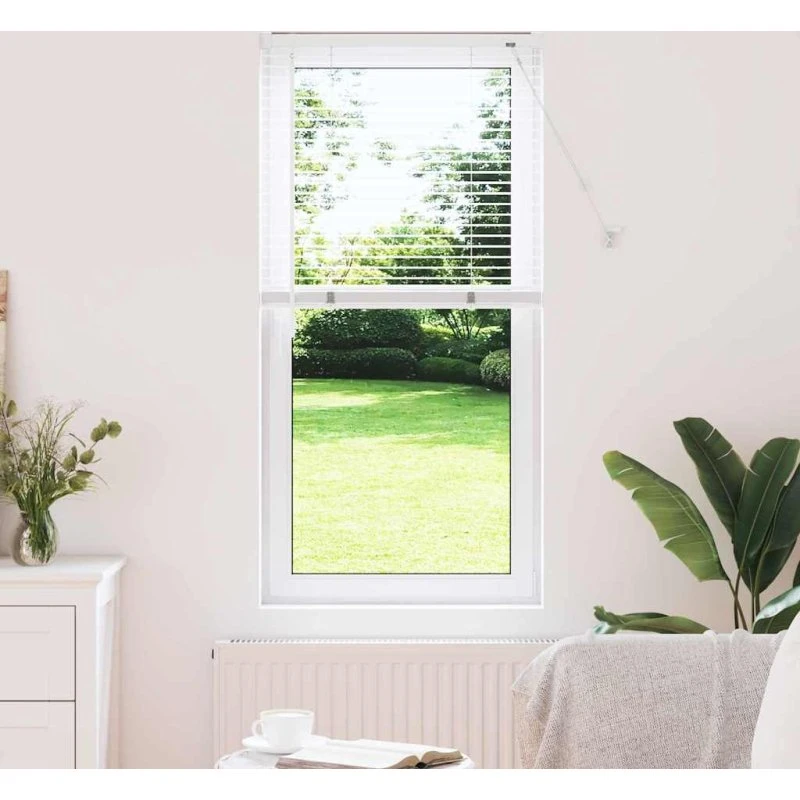 vidaXL Hvid Aluminium Venetianske Persienner 130 x 55 cm