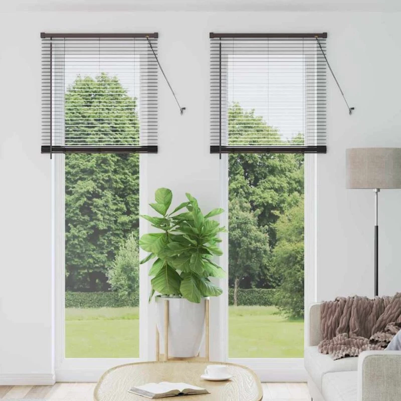 vidaXL Persienner Sort 220 x 75 cm Aluminium